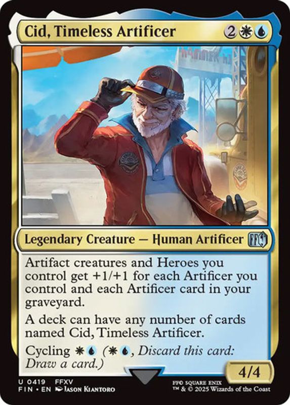 Cid, Timeless Artificer (#419) (Foil)